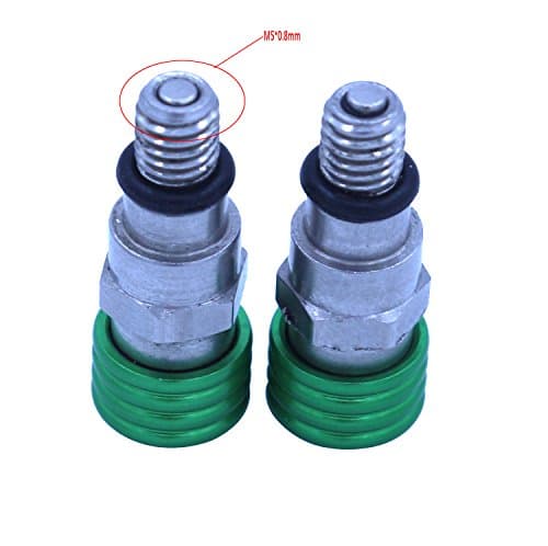 M5 0.8MM Green Fork Air Bleeder Relief Valve Motorcycle Motocross For KX125 KX250 KXF250 KXF450 CRF450 YZ125 WR250 Dirt Bike