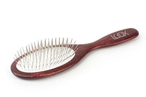 LUQX wire brush Maxi-Pin + massage brush for medium and long hair