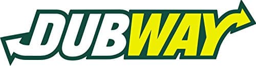 DUBWAY STICKER - 2 sizes available, Ideal for cars, tablets, laptops, phones, scooters... (Large)