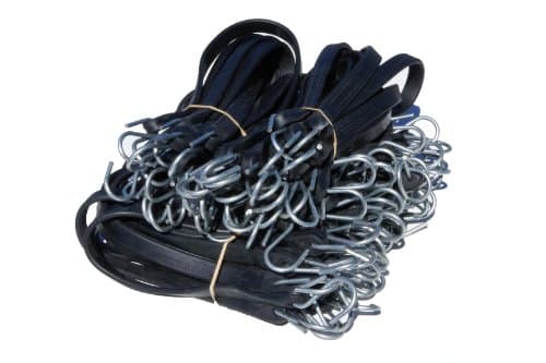 Tarp Straps Rubber Snubber Bungee Cords w/Hooks (50 Mix Pack) by Harriscos LLC