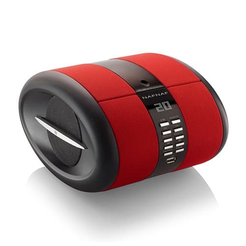 PEDEA NAFNAF SENSE Bluetooth MP3/CD Radio, red