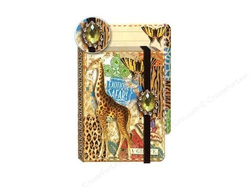 Punch Studio Journal Pocket Brooch Safari