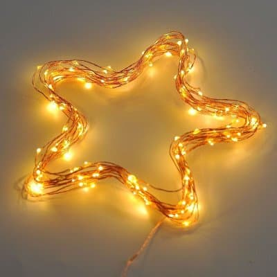 2 M 20 3AA 4.5V lantern STROBE LAMP LED Super Stars string copper string lamps battery Holiday Decorating For Christmas neon rooms outdoor, the Warm White