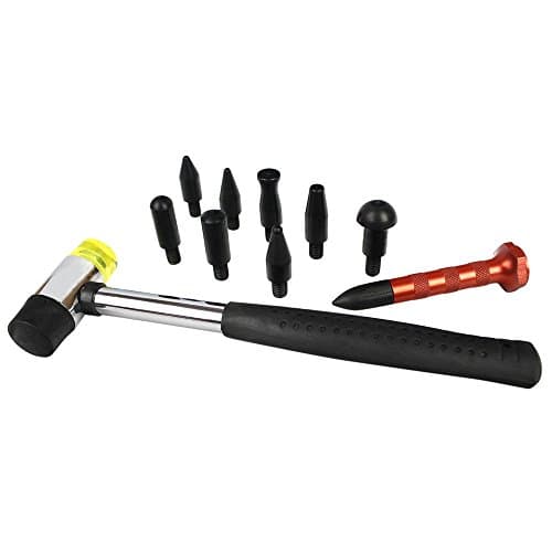 MONIFISH Paintless Tools Dent Repair Removal Kit Pen with 9 Heads Tools Set for Auto Car Dent Repair