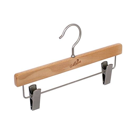 High Quality Beech Wood Trouser Clip/Pants Rack/Solid Wood Closet Storage Rack/No Trace Pants/Wooden Trousers Folder-A