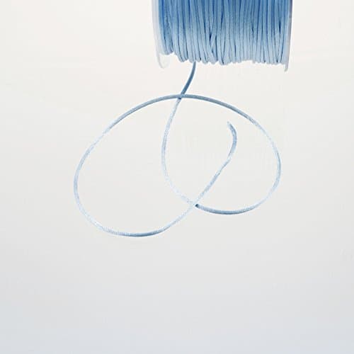 Deko AS GmbH Silk Cord Light Blue 2 mm 100 m Roll – 29031 501/R 002