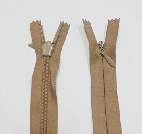 Opti 22" / 56cms Beige Concealed Invisible Zip (equivalent to YKK)