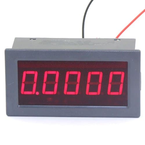 DROK® High Accuracy 0.56" Digital Ampere Meter ±0-2A DC Current Measurement Panel Amp Meter Red LED Display