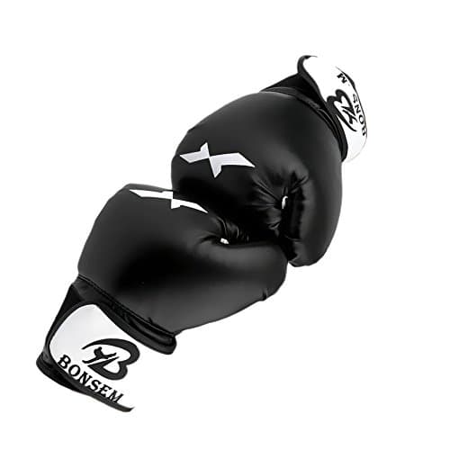 Majeck Boxing Gloves, Boxer Training Leather Mitts For Heavy Punch bag, Muay Thai,Sanda