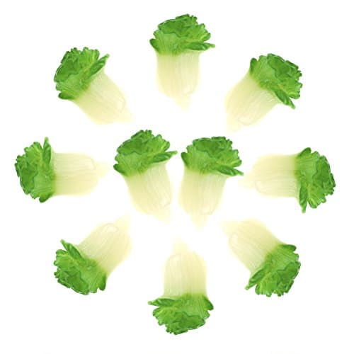 Towering Arrogant Tr DALU.A.F 10 PCS Mini Resin Cabbages Miniature Ornament Vegetables Bonsai Plant Pot Decorations Fairy Garden Dollhouse Accessory Micro Landscape Decor