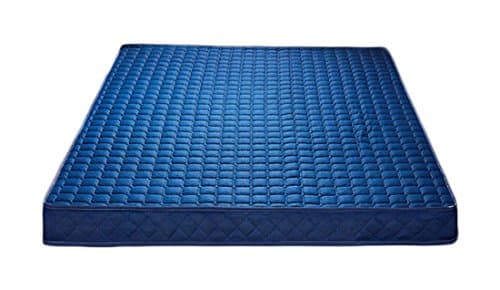 Slow Rebound Memory Cotton Mattress 10cm Padded Mattress Foldable For 0.9-2m Beds Kids Adult ( Color : Blue , Size : 100*200 )