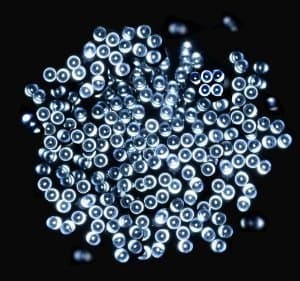 300 LED 30M Solar Powered Fairy Waterproof String lights for Garden Outdoor Christmas Decoration (cold white)
