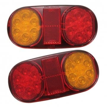 Bheema 2x LED Tail Light Trailer Light For Boat Submersible Indicator Lamp