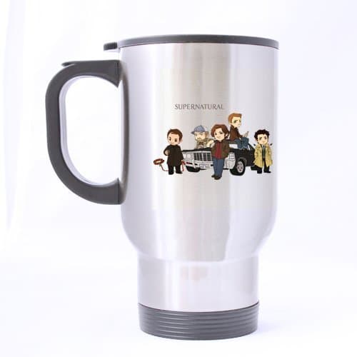Mug for U Supernatural Custom Travel Mug (sliver)
