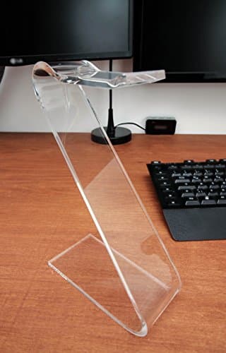 Proscope designer stand for headsets and headphones transparent
