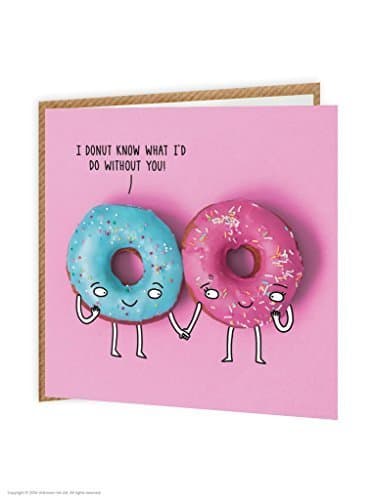 Funny Humorous 'Donut Know' Birthday Greetings Card