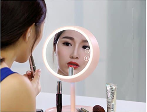 GJY LED LIGHTINGMake - Up Mirror Lamp Can Be Charged Led Bedside Lamp Dressing Mirror High - End Company Activities Business Gifts , Pink,pink