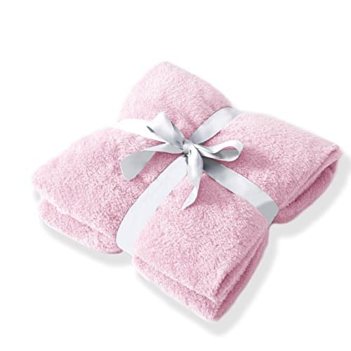 Papa Jones Ltd Fleece Blanket Teddy Bear Throws for Sofa Bed Luxury Soft Light And Warm Available Medium 100 x 150cm, Large 150 x 200cm, Extra large 200 x 240cm By (Pink, Large 150 x 200cm)