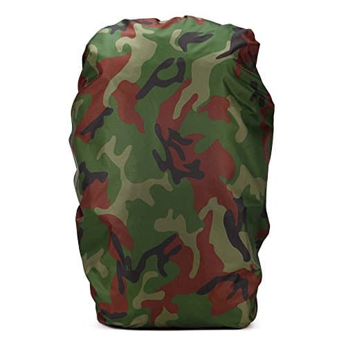 Ruifu Camouflage Backpack Rain Cover 60-80L Foldable Waterproof Dustproof Rucksack Protector for Outdoor Camping Travel