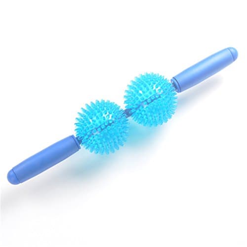 Massage Sticks Hammer Massage Stick Muscle Relaxation Device Roller Lattice Massager Yoga 42cm ( Color : A )