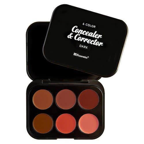 BHcosmetics 6 Color Concealer Palette Dark