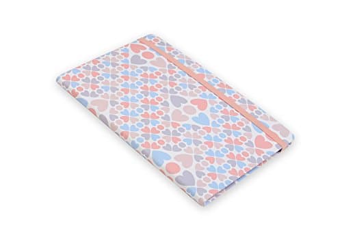 A5 Clover Heart Design Pastel Premium Quality Thick Journal in a Gift Box
