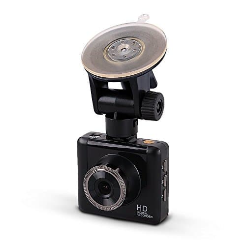 Dash Cam DVR Car Recorder Camera by Bluepupile | Full HD 1080P 2.4 inch FHD Blackbox Dashboard Built-in Mic Speaker / Parking Off Recording / 120° Wide-Angle / G-Sensor / Parking Monitor / Night Vision / Motion Detection / Loop Recording for Vehicle