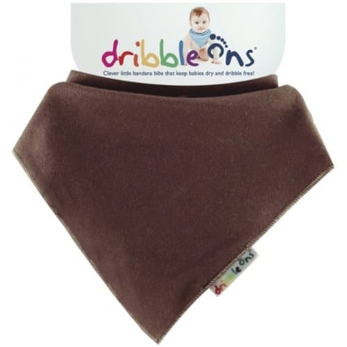 Dribble Ons Bib (0-24 Months) - Buy One Get One Free (BOGOF) - Brown