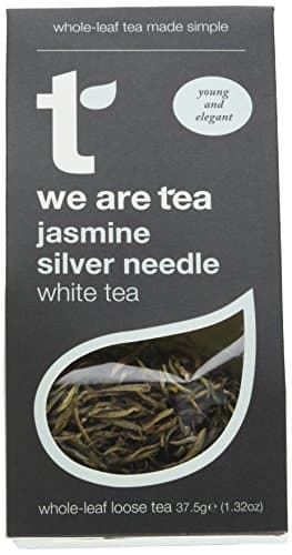 We Are Tea Jasmine Silver Needle Whole Leaf Loose Caddy White Tea, 37.5 g, Pack of 2
