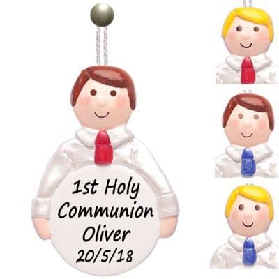 Truly for You 1st Holy Communion or Confirmation Praying Boy Personalised Keepsake