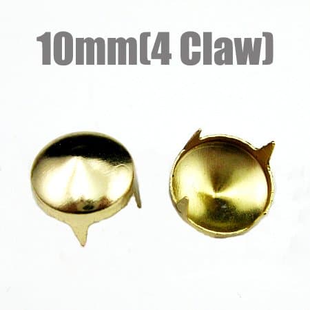 Anagela Kerry 5000 x Round Cone DIY Studs Rivet Nailhead Spots Rock Punk Spike 10mm Glod 10mm Gold