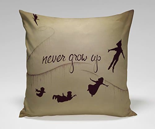 AHArtSaleStore 19 Narnia Maps Peter Pan Poste Decoration Pillow Case Cushion Cover 18 inch