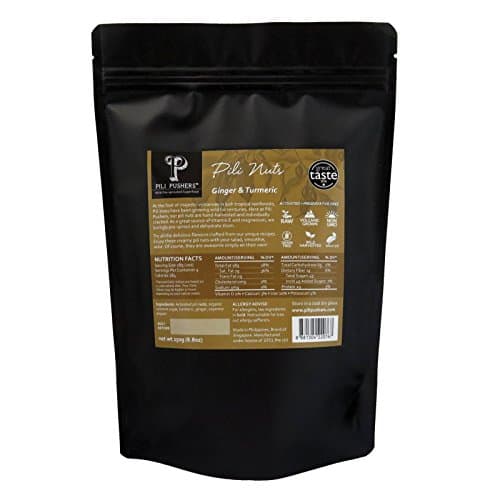 Ginger &amp; Turmeric Pili Nuts (Wild-foraged, Volcanic-grown, Activated)