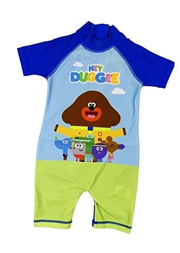 Boys Character All In One Surf Suit Good Coverage From UV Rays 1.5y To 4-5y (4-5 Years, Hey Duggee)