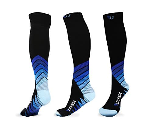 ULYSSE ATHLETICA Compression Socks 20-30 mmHg for Men &amp; Women – Best for Running, Flight Travel, Nurses, Pregnancy, Sports, Recovery, Shin Splints, Medical – Stylish &amp; Boost Circulation &amp; Stamina