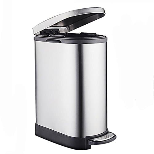 LIU-Simplehuman Rectangular Step Trash Can Stainless Steel