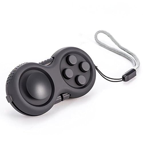 HONGCA Fidget Cuboid Game Handle Anti-anxiety and EDC ADHD Focus Toy Depression Cuboid for Children and Adults - MINI Nintendo Game Handle (Black)