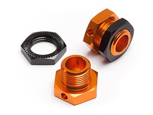 Hot Bodies Orange and Black 5 mm Hex Hub Trophy Buggy