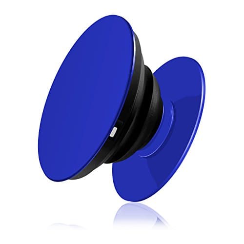 Expanding Phone Holder Multifunction Mount, ROASEY Cellphone Grip Release Hands Black Stand for Smartphones and Tablets pads - Blue