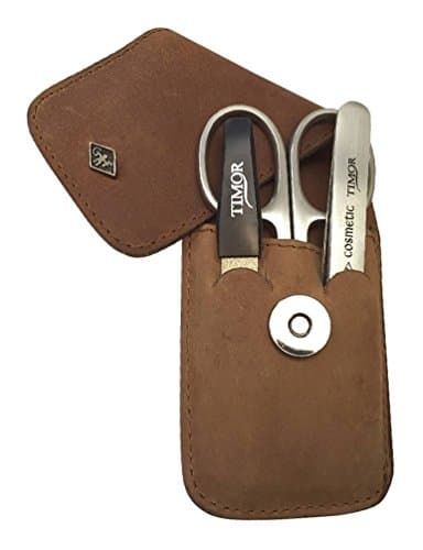 Brown/Silver 3 Piece Manicure Set by Orton West