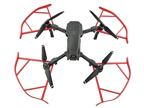 Aladdin Digital Replacement Prop Propeller Guards Protector Cover Bumpers / Landing Gear / Red, Yellow, Blue, Black ,White ,Multi-Color Optional For DJI Mavic Pro Drone Accessories (Red)