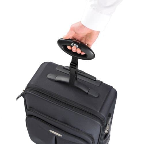 No More Excess! 'Funky' Advanced Digital Luggage Scale, Black - The world's most ergonomic luggage scale.