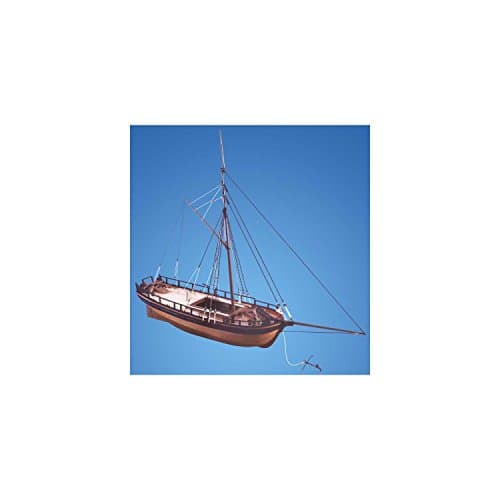 Caldercraft 9016 HM Gunboat William Model Ship Kit – Easy to Assemble, Double Planking Hull Type Wooden Boat Replica. DIY Interior Decor Accessory