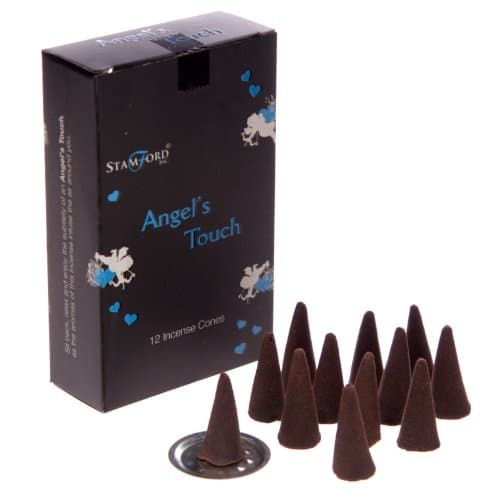 Stamford Black Incense Cones 144 (12 Boxes, 12 Cones) or Mixed Sampler Pack (ANGEL'S TOUCH)