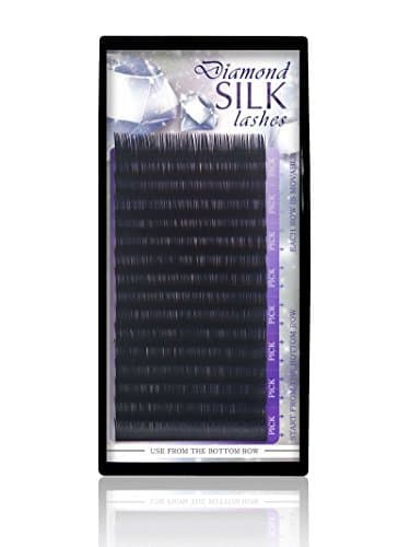 Diamond Silk Lashes Curl A (J) - Individual Eyelash Extensions