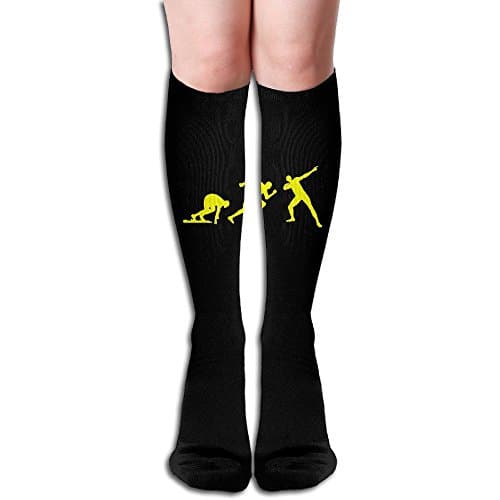 Kalang Usain Bolt 19.6inch Knee High Socks Compression Team Sport Socks
