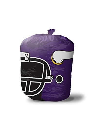 NFL Minnesota Vikings Stuff-A-Helmet Lawn &amp; Leaf Bag, Large/57 gallon, Purple