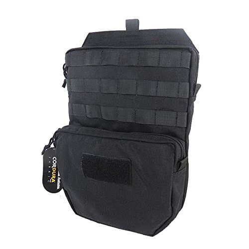 xing xiao Back Bag 3L Tactical Molle Hiking Hydration Pack Outdoor First Aid Jpc Vest Water Bag Military Assault Backpack 1000D Waterproof,Black