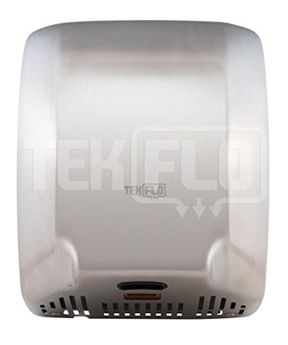 Tekflo Advanced Automatic Electric Hand Dryer High Speed Ultra Fast Dryer (Brushed Metal)