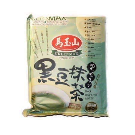 GreenMax (Mayushan) Black Soybean With Matcha 14.7 Oz by DragonMall